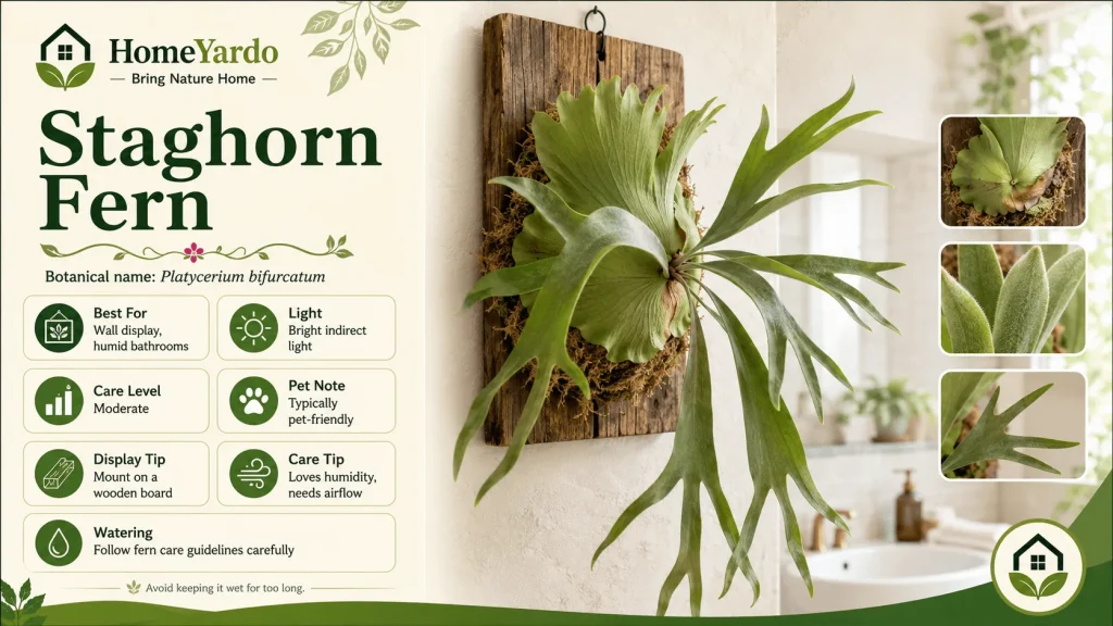 25. Staghorn Fern