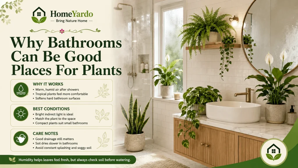 Why Bathrooms Can Be Good Places For Plants?