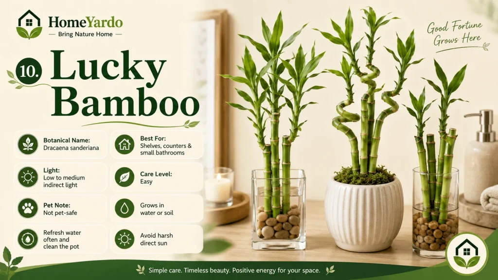 10. Lucky Bamboo