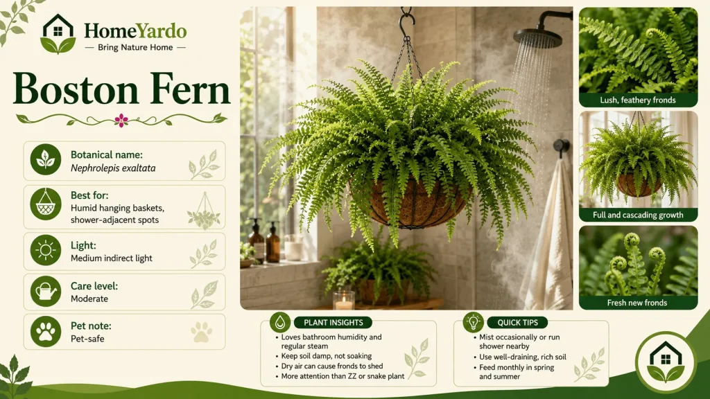 4. Boston Fern