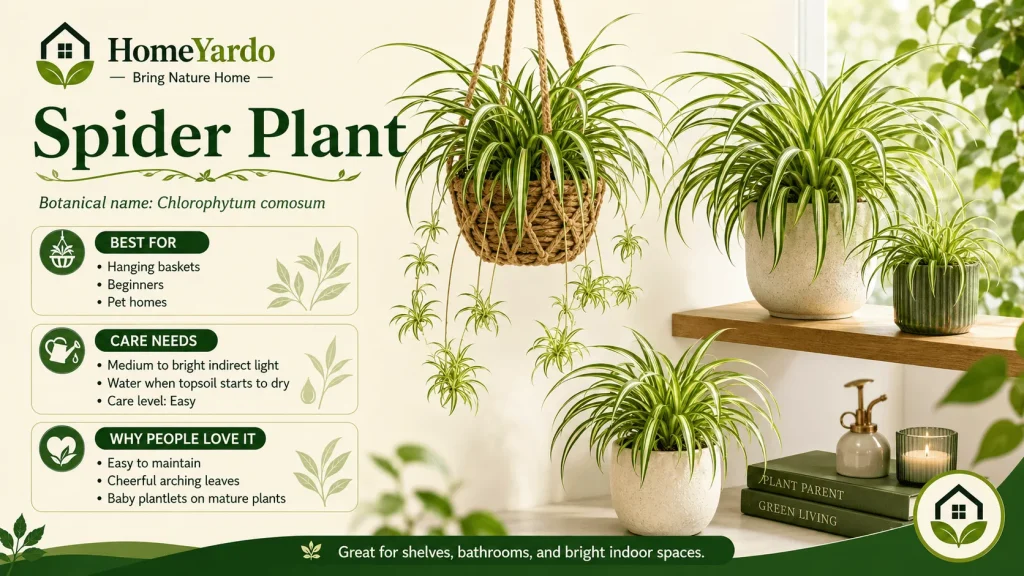 3. Spider Plant