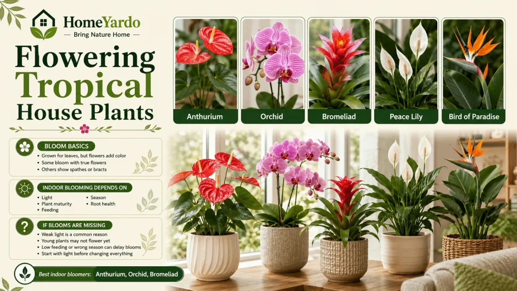Flowering Tropical House Plants