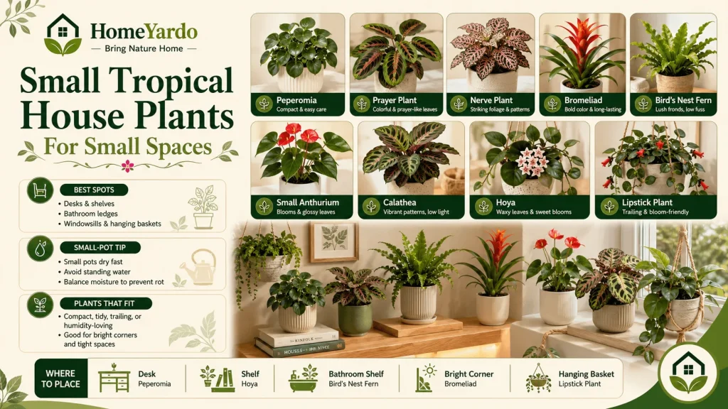 Small Tropical House Plants For Small Spaces