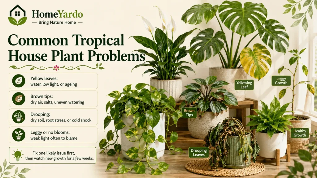 Common Tropical House Plant Problems