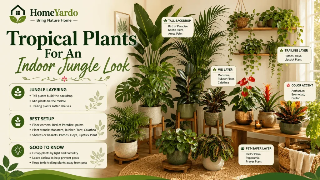 Tropical Plants For An Indoor Jungle Look