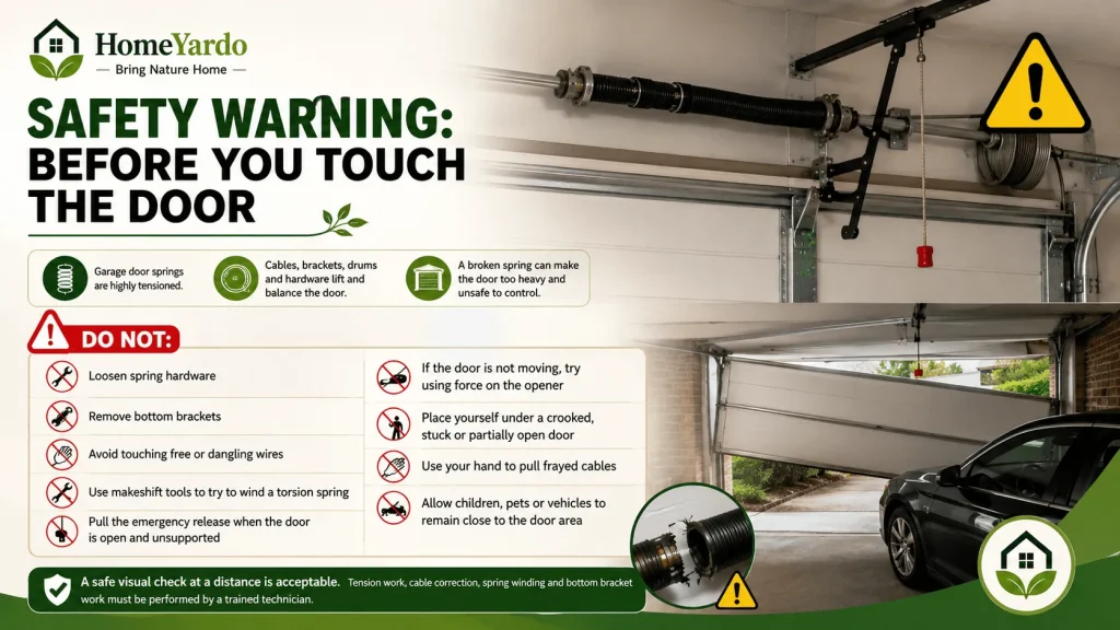Safety Warning: Before You Touch The Door