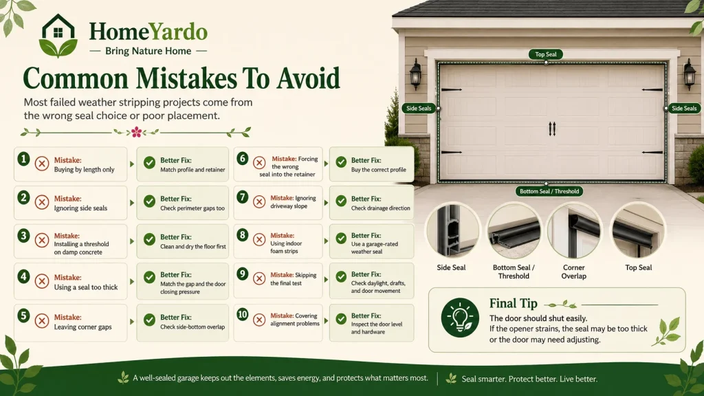 Common Mistakes To Avoid