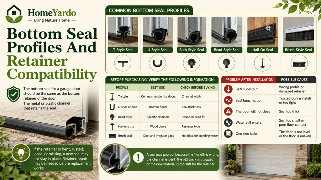 Bottom Seal Profiles And Retainer Compatibility