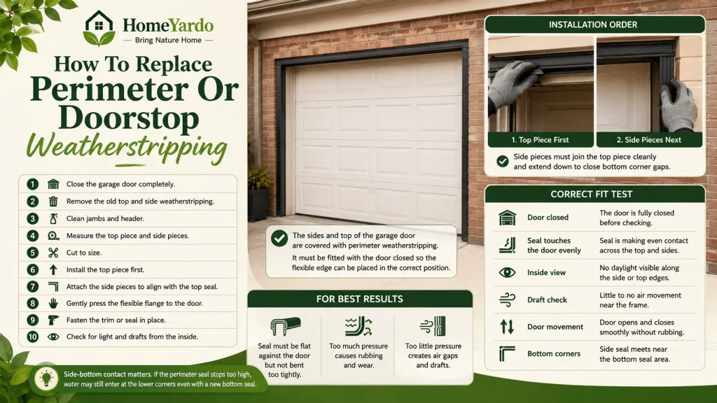 How To Replace Perimeter Or Doorstop Weatherstripping