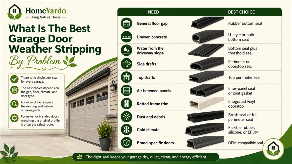 What Is The Best Garage Door Weather Stripping By Problem