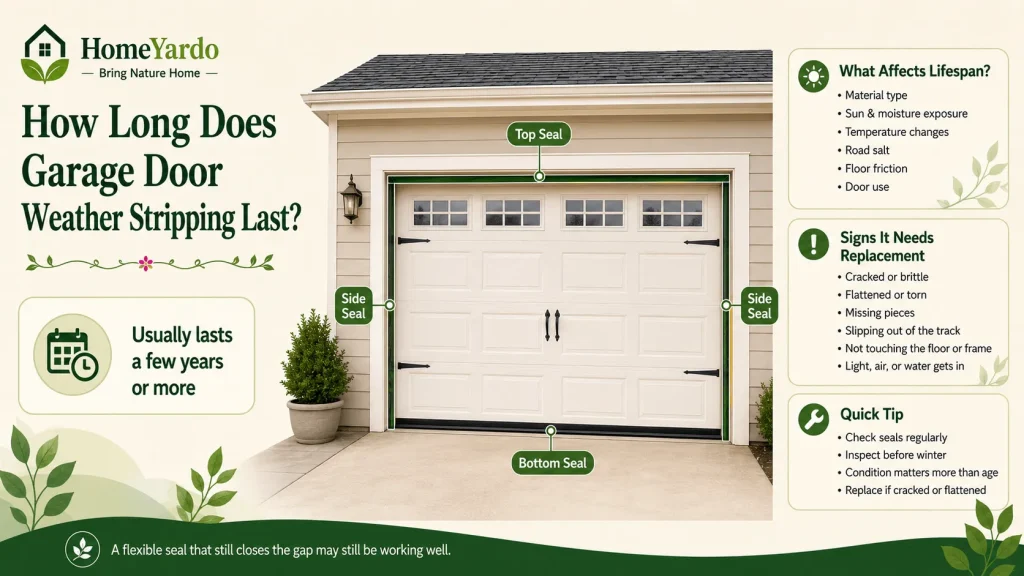 How Long Does Garage Door Weather Stripping Last?