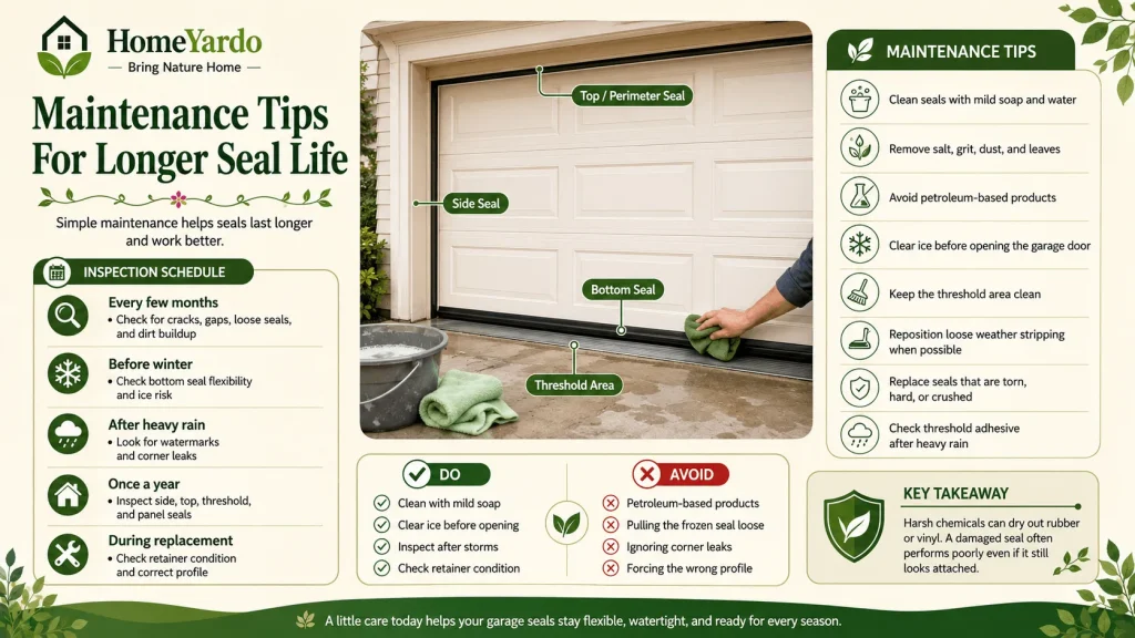 Maintenance Tips For Longer Seal Life