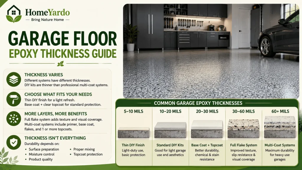 Garage Floor Epoxy Thickness Guide