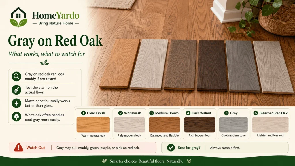 Gray Red Oak