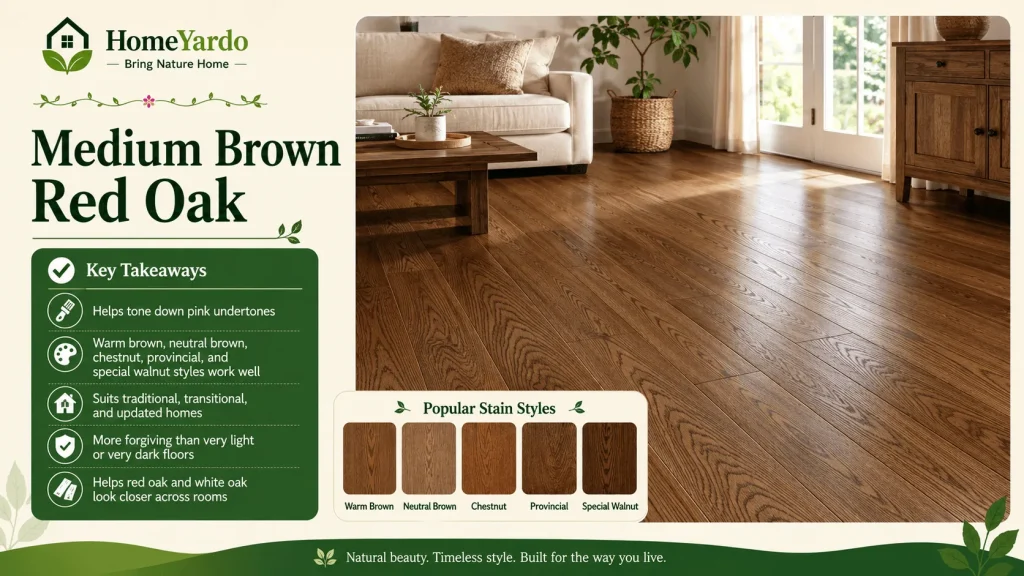 Medium Brown Red Oak