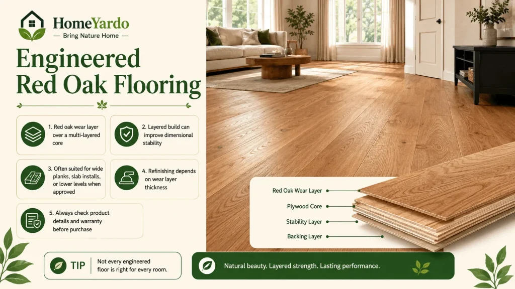 Engineered Red Oak Flooring