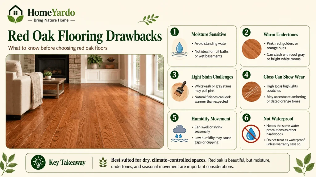 Red Oak Flooring Drawbacks
