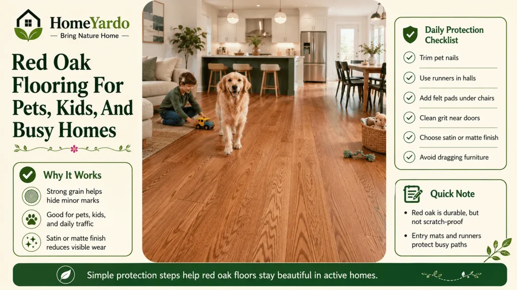 Red Oak Flooring For Pets, Kids, And Busy Homes