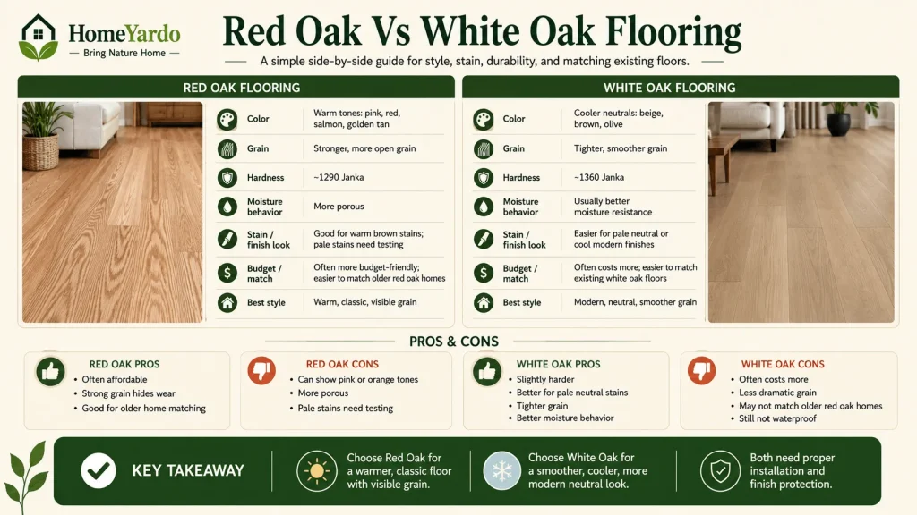 Red Oak Vs White Oak Flooring