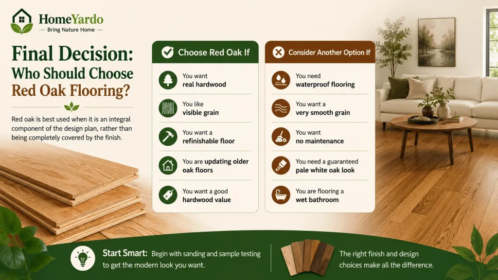 Final Decision: Who Should Choose Red Oak Flooring?