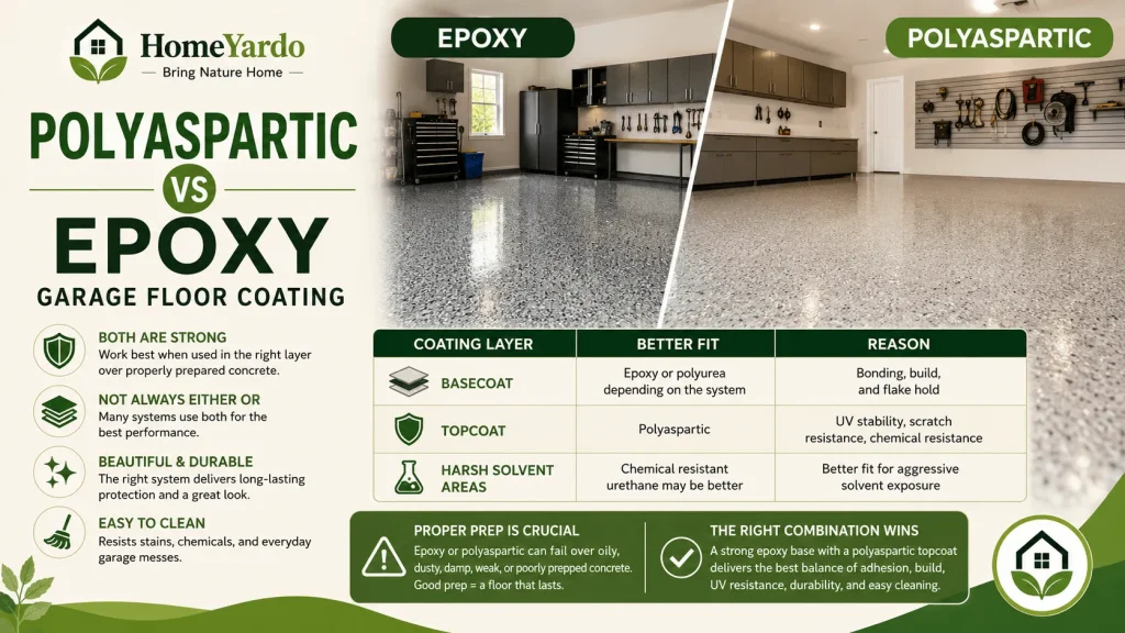 Polyaspartic Vs Epoxy Garage Floor Coating