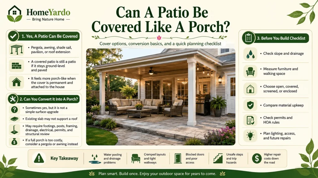 Can A Patio Be Covered Like A Porch?