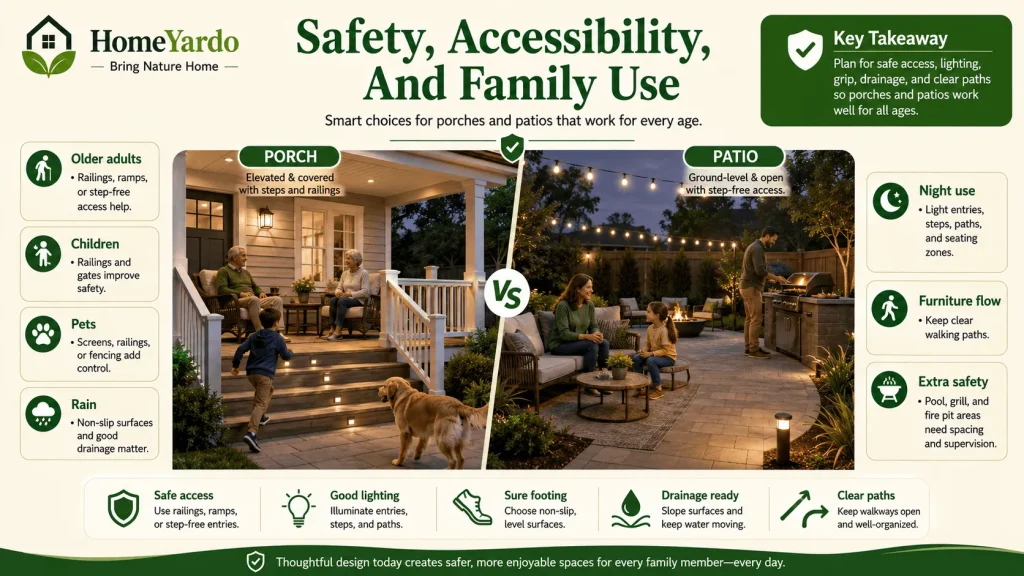 Safety, Accessibility, And Family Use