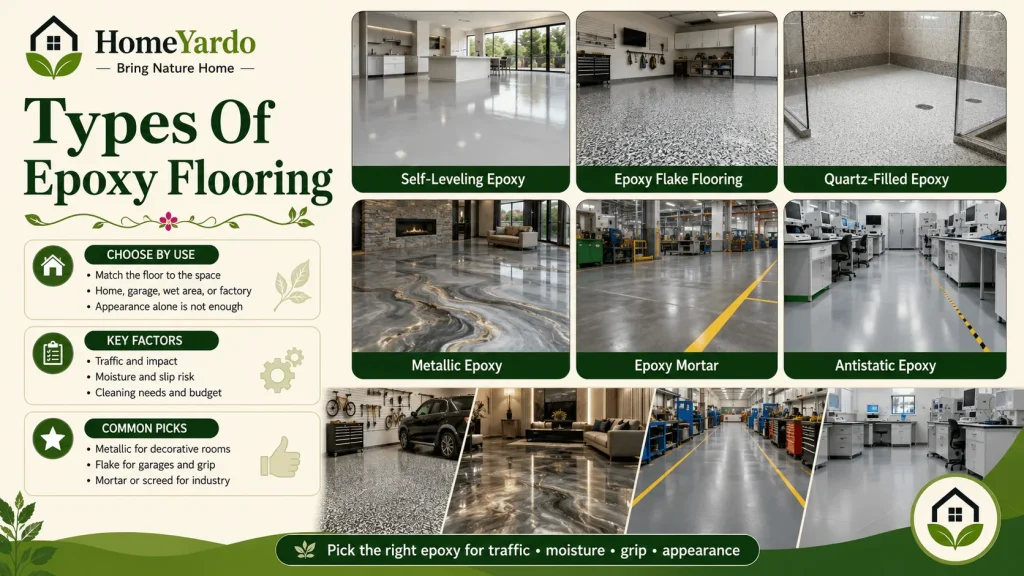 Types Of Epoxy Flooring