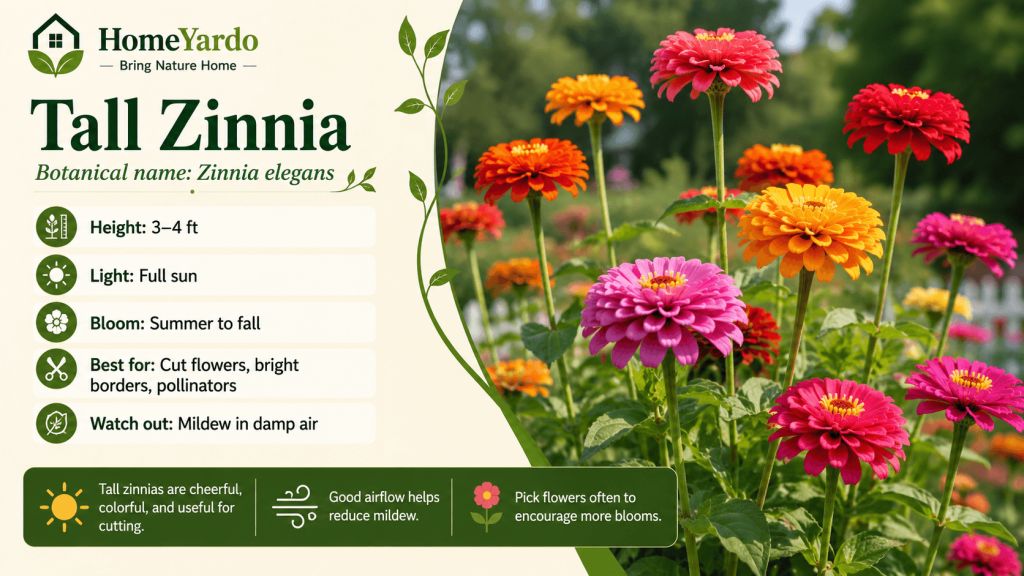 Tall Zinnia