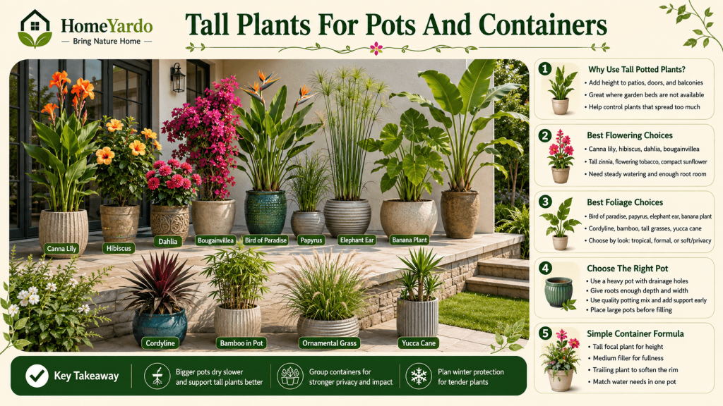 Tall Plants For Pots And Containers
