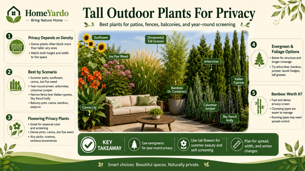 Tall Outdoor Plants For Privacy