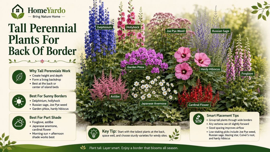 Tall Perennial Plants For Back Of Border