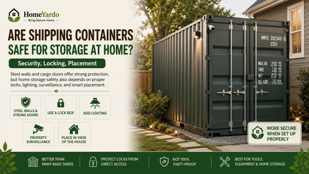 Are Shipping Containers Safe for Storage at Home