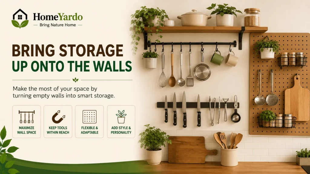 Bring Storage Up Onto the Walls