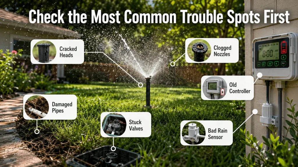 Check the Most Common Trouble Spots First