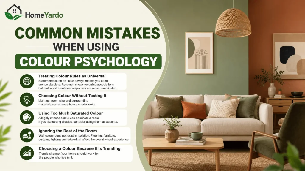 Common Mistakes When Using Colour Psychology