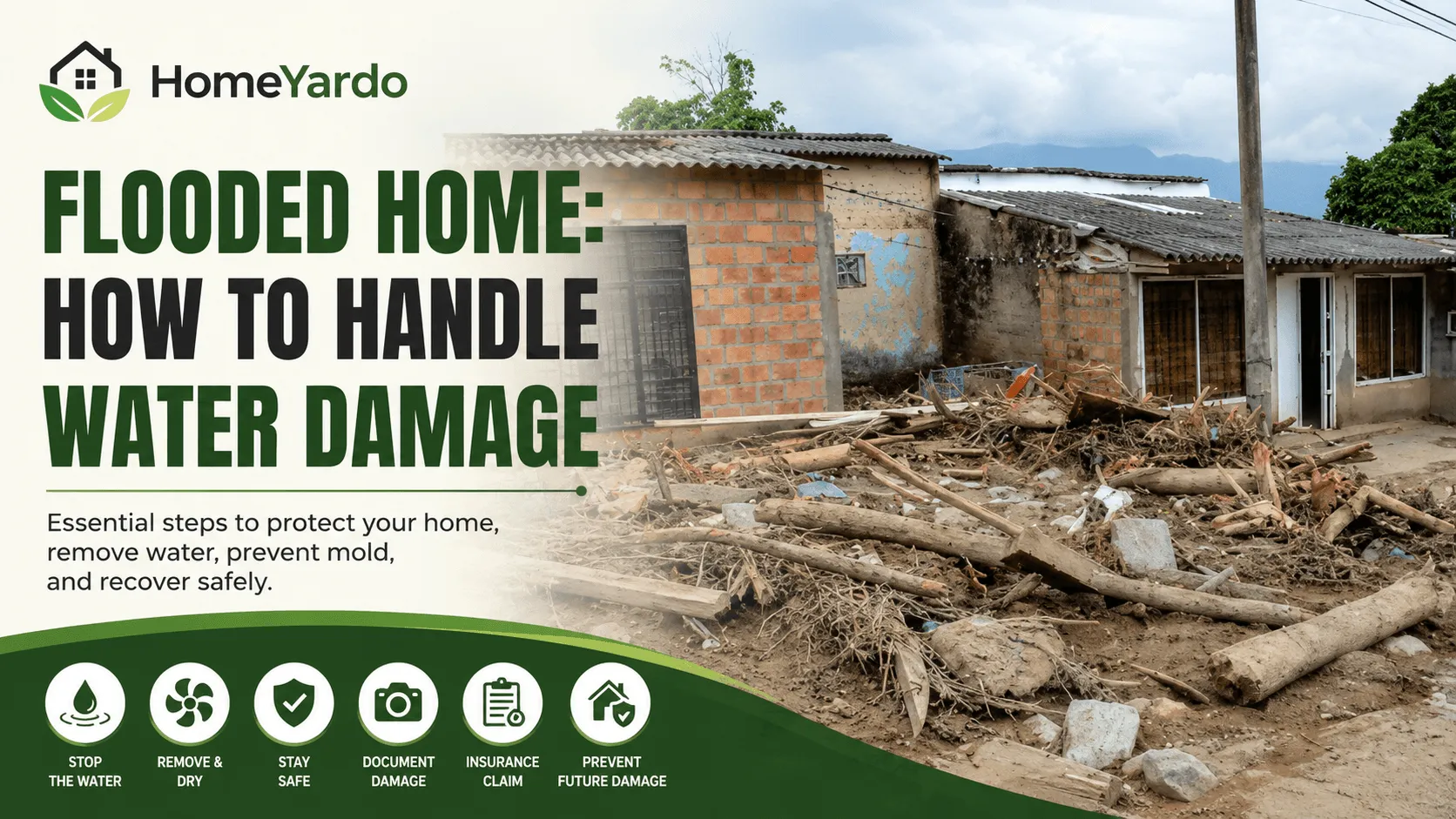Flooded Home How to Handle Water Damage