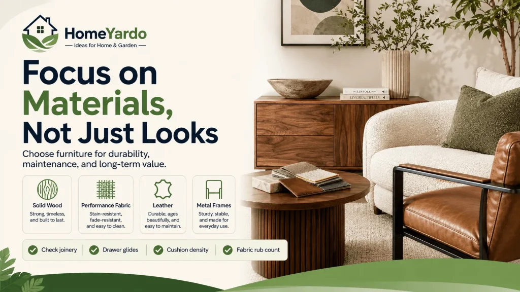 Focus on Materials, Not Just Looks
