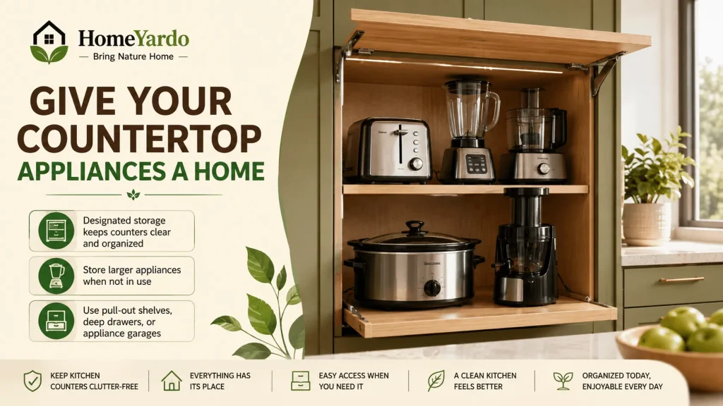 Give Your Countertop Appliances a Home
