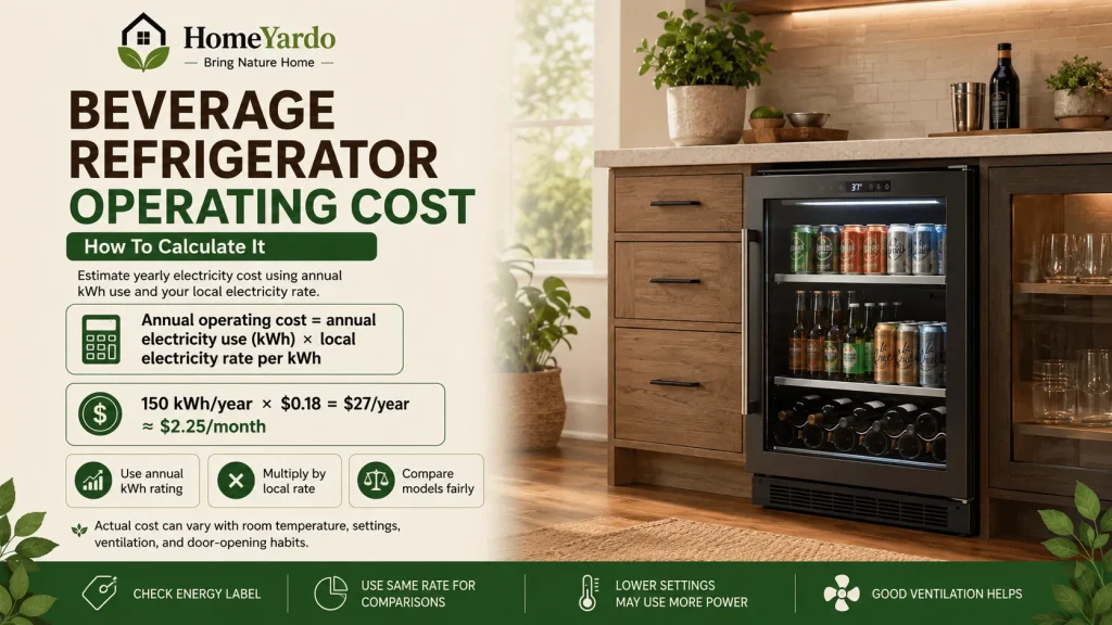How Do You Calculate Beverage Refrigerator Operating Cost