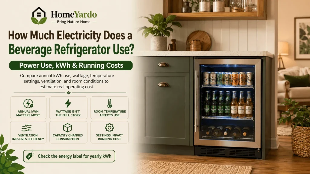 How Much Electricity Does a Beverage Refrigerator Use