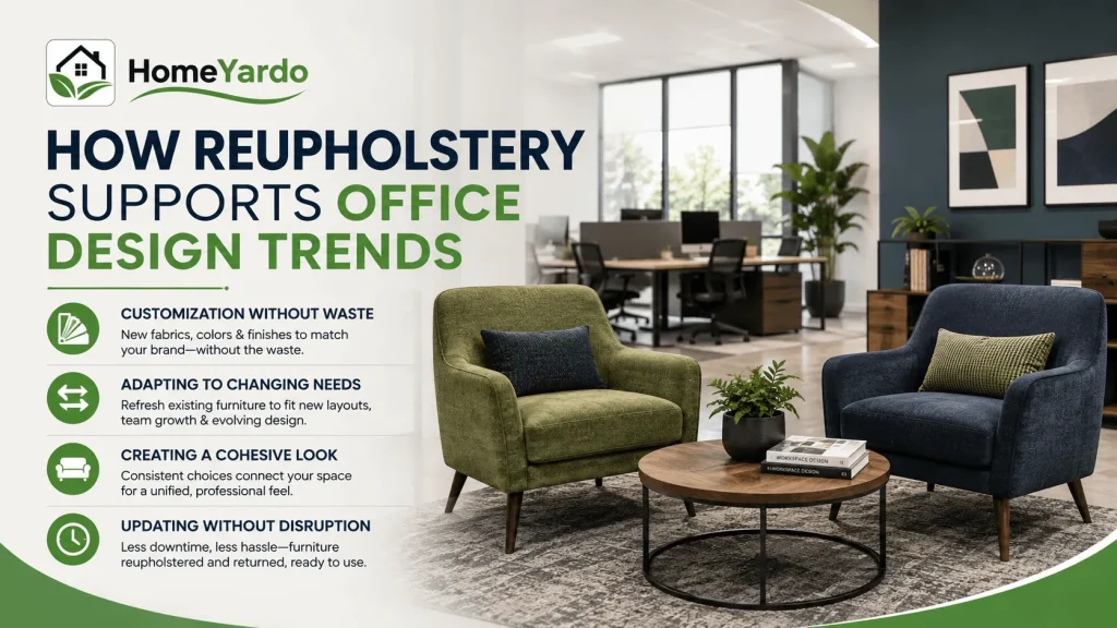 How Reupholstery Supports Office Design Trends