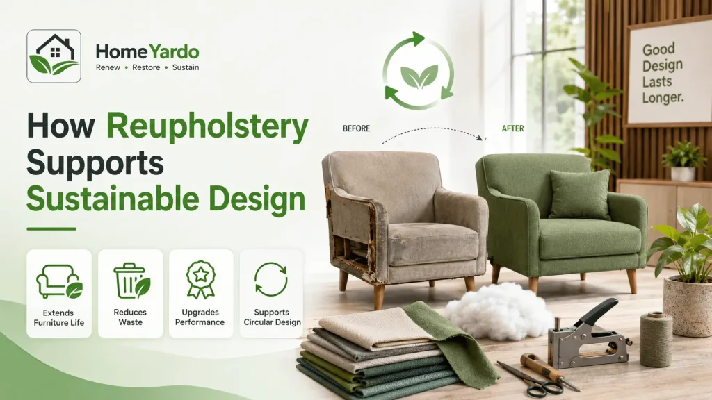 How Reupholstery Supports Sustainable Design