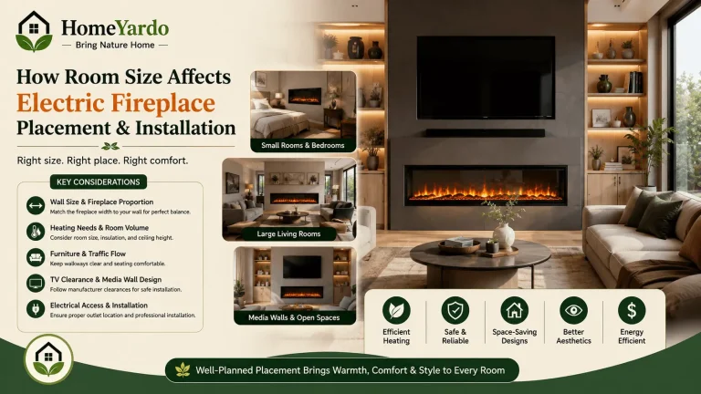 How Room Size Affects Electric Fireplace Placement and Installation