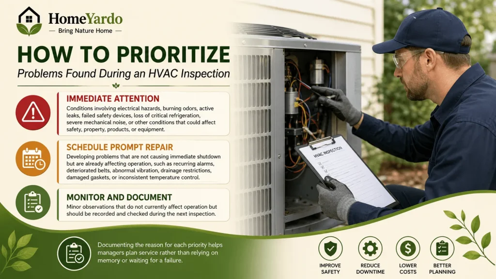 How to Prioritize Problems Found During an HVAC Inspection