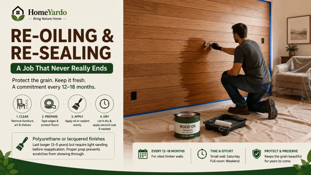 Re-Oiling and Re-Sealing A Job That Never Really Ends