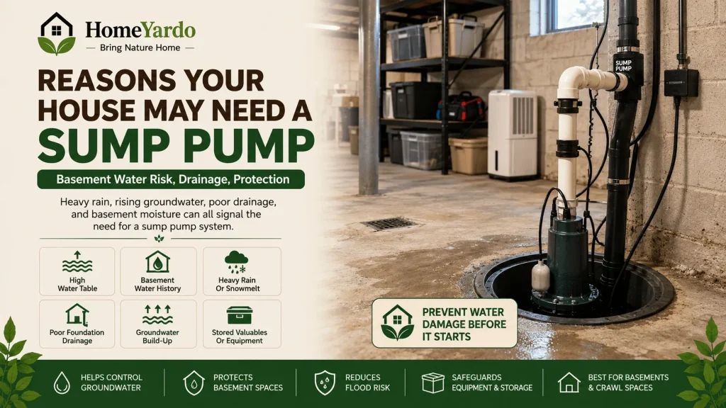 Reasons Your House May Need a Sump Pump