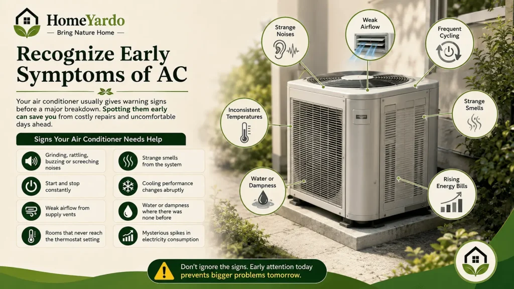 Recognize Early Symptoms of AC