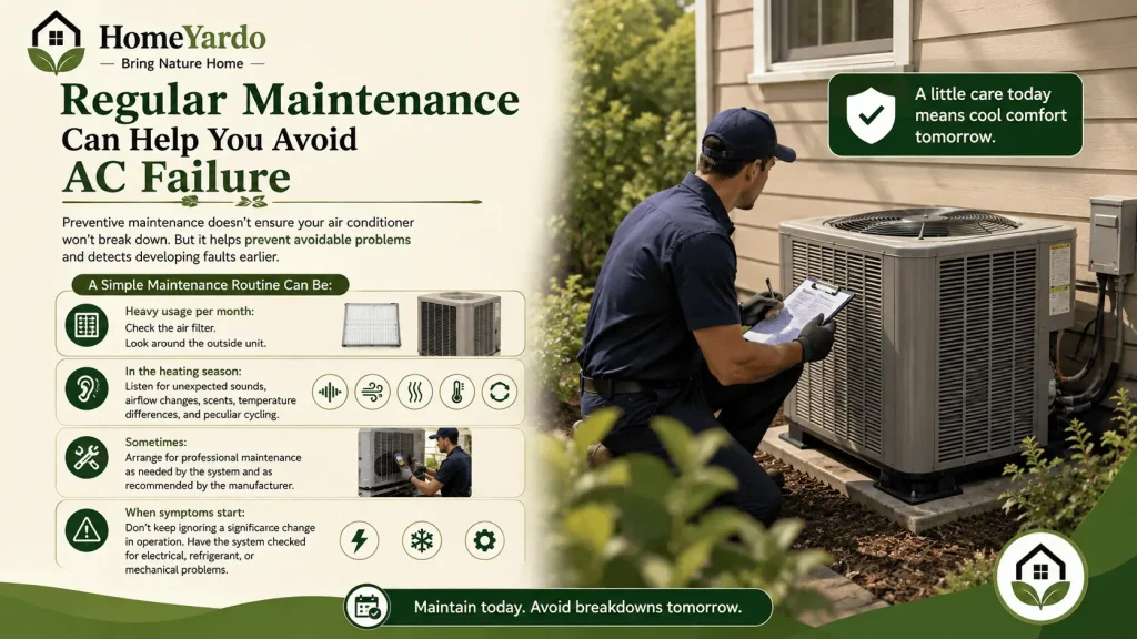 Regular Maintenance Can Help You Avoid AC Failure