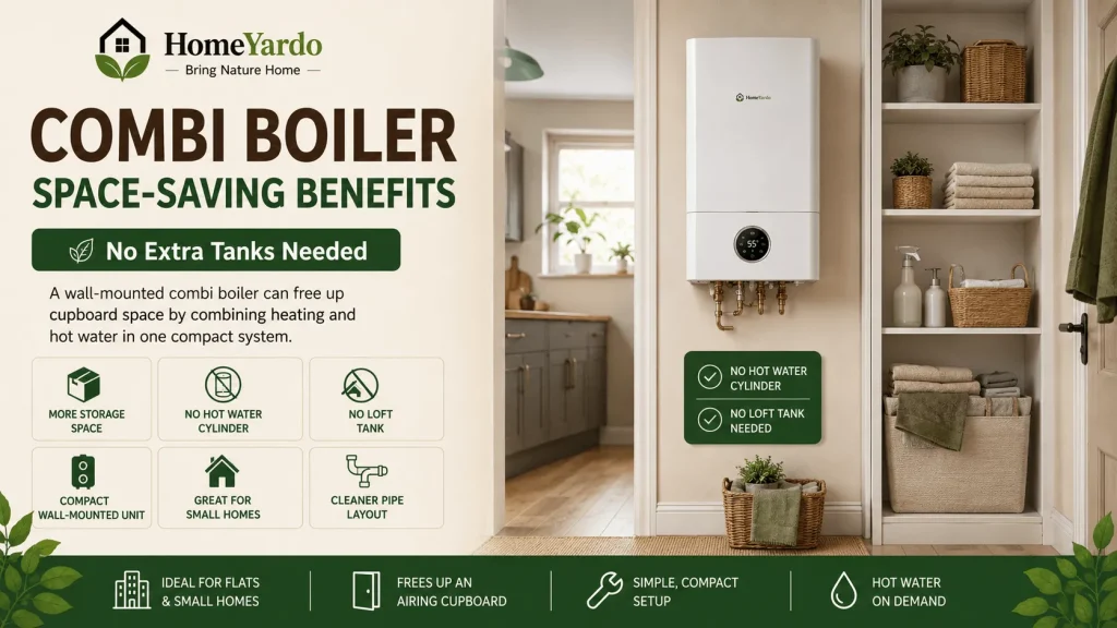 Smart Space Saving, No Additional Tanks